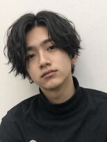 イチパーセント 横浜(1%)&nbsp;MEN’S HAIR/波巻きツイストスパイラル/リバースセンターパート