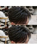 アイトーキョープラスシー 横浜(AI TOKYO+Sea)&nbsp;横浜/高島町/フェザーパーマ/毛流れパーマ/センターパート