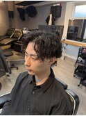 大人センターパート×ツイストスパイラルパーマ/大宮