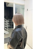 シェデルトーキョー(SHEDEL TOKYO)&nbsp;ミルクティーピンクベージュ×ボブ【SHEDEL/渋谷】渡邉智哉