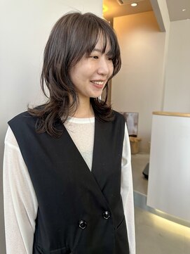 イノセントヘア(innocent.hair) 20代30代/顔まわりレイヤー/ウルフレイヤー