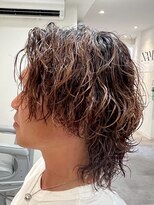 ナム 錦糸町(NAM)&nbsp;MEN’S/リバースセンターパート/ニュアンスパーマ/錦糸町