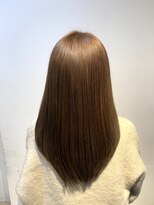 お～るうぇいず(always)&nbsp;髪質改善ストレート縮毛矯正韓国風レイヤーミルクティーカラー