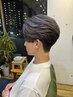 【ケアブリーチ使用】メンズカット+ダブルカラーorハイライト(メッシュ)