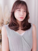 カバーヘア ブリス 志木南口駅前店(COVER HAIR bliss) ゆるふわくびれカールフレンチバングレイヤーカット20代志木a