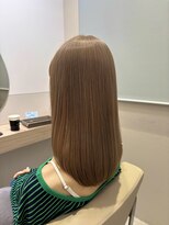 リブランド 銀座(REBRAND) シナモンベージュカラー/鎖骨下ミディアムレイヤー