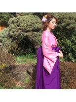 ネオリーブエム(Neolive em;)&nbsp;Neolive em; 元住吉  卒業式　袴着付け　ヘアセット　メイク