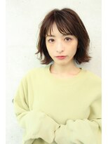 モリオ フロム ロンドン 大宮2号店(morio from London)&nbsp;【なかじま ひびき】ナチュラル顎ラインボブ×外ハネmix