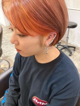 ヘアーブレイス(hair brace) フェイスフレーミングカラー　stylist 菅野