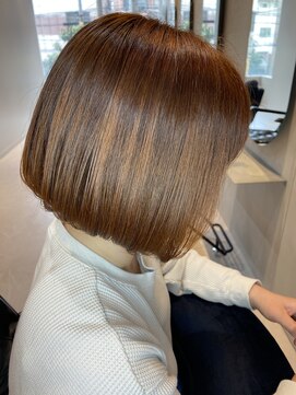 ヴァルーズ 反町(Vareuse) ボブ×オレンジ、アプリコット系カラー