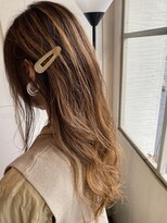 ヘアーエポック(hair epoque) シースルーロング×ハイライトバレイヤージュアッシュグレージュ