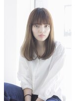 ラフ フロム ガーデン(Laf from GARDEN)&nbsp;【寺尾拓巳】大人かわいいエギョモリグレーベージュストレート