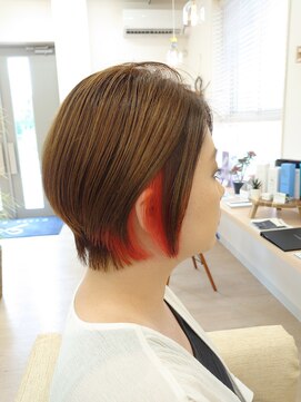 シルビジュー(Cills Bijou) ☆大人女性美髪前下りラウンドグラデーションボブ☆