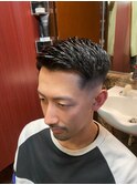 スキンフェードアップバング