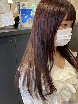 コスタ オブ リシェール(The COSTA of RICHAIR) パープルアッシュ×髪質改善ストレート