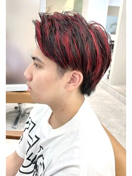 ロミーオム 本厚木(ROMMY. Homme) レッドハイライトで周りと差をつける!!ロミーオム