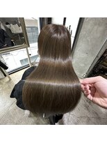 サロンドミルク 原宿(salon de MiLK) オリーブグレージュ　髪質改善で艶髪に！
