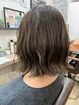 ヘア セフィール 八千代中央店(hair C'feel) くびれボブ　オリーブアッシュ