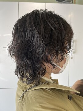 ジェムバイアルテフィーチェ(gem by artefice) ウルフパーマ/アッシュブラック/グレージュアッシュ