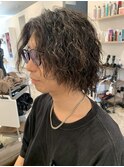 メンズミデアムパーマ