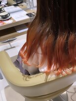 アース 高円寺店(HAIR & MAKE EARTH)&nbsp;毛先に可愛いオレンジを…！
