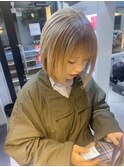 ボブ ミルクティーベージュ