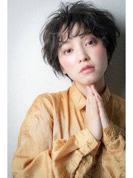 カバーヘア ブリス 上尾西口店(COVER HAIR bliss) 小顔矯正立体カットショートマッシュパーマw上尾20代30代40代