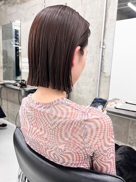 ノエ(noe) 切りっぱなしボブ×透明感カラーMI34