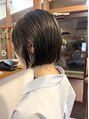 イーズ(e's)&nbsp;パーマの履歴を活かしてスタイリングしたボブです○