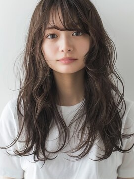 アルトリスト(Altruist Aging×HAIR&SPA) ★ダークアッシュ大人ガーリーボブ着物ミディアムレイヤーカット