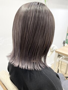 モリオフロムロンドン 松戸店(Morio from London) 【松戸　松田】寒色系バレイヤージュ