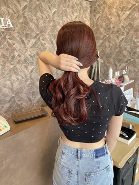 ガレリアエレガンテ 西尾店(GALLARIAElegante) 【ブリーチなしでつくる！！？？ローズピンクカラー】