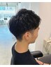 【山下限定】メンズカット+眉カット+marbb(マイクロバブル) ￥6600