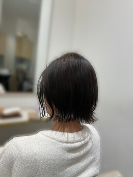 ビューティーヘアサロン アングル 八戸ノ里店(Beauty Hair Salon angle) 外はねボブ