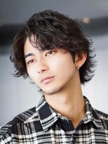 フィフスパーク(fifth PARK) メンズ緩めシャドウパーママッシュウルフ渋谷サーフカール学生