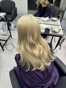 ペレ 渋谷(PELE) 着物/フェミニンロング/似合わせカット/ウェーブミディアム/渋谷