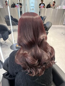 アルドーレフィエロ シンサイバシ(Ardore fiero shinsaibashi) ブリーチ無しでできるカシスレッド♪10代20代30代