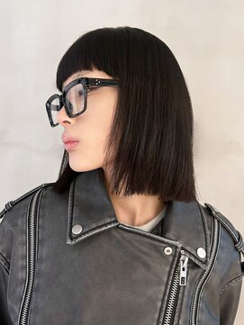 アルバム 銀座(ALBUM GINZA) ボブ前髪カット美髪_F20458