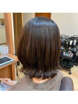 美容室ヒラトヤ 仙北店 20代30代40代アッシュカラー×ナチュラル×小顔×切りっぱなし