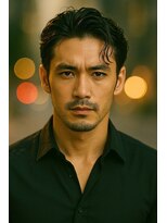 にもう&nbsp;ブルーカラー　波打ちパーマ　韓流ヘア　MS25