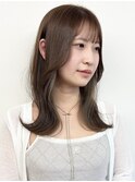 【モリオ松戸　石山】セミロングくびれミディインナーカラー