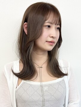 モリオフロムロンドン 松戸店(Morio from London) 【モリオ松戸 石山】セミロングくびれミディインナーカラー