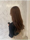 ＊yoshiya＊ブリーチ無し透明感ミルクティーブラウン＊