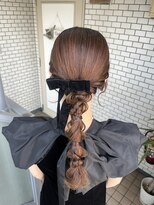 フェリーチェ(Felice)&nbsp;タイトヘア 編みおろし タイトアレンジ 参列ヘア イベントヘア