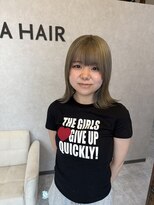 ブランカヘアー 西尾(BLANCA HAIR) オリーブグレー