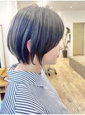 【Say.福岡】ショートボブ×オリーブベージュ×透明感カラー