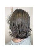 【美髪育成】ケアブリーチ×透明感グレージュ