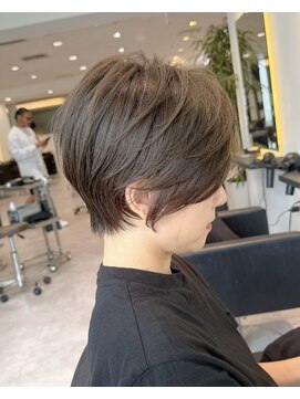 バンプ ギンザ(BUMP GINZA) 30代40代50代絶壁解消前髪あり小顔前下がりショートボブ ER