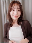 クラゲヘアー小顔ミディアムレイヤーウルフカットZ上尾30代40代