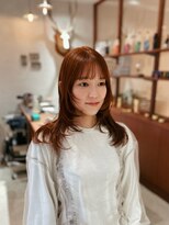 ウツギ(UTSUGI) ブリーチなしオレンジカラー